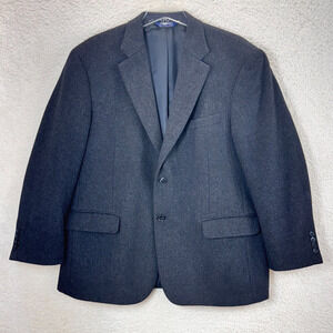 Stafford Men 44S Sport Coat Camel Hair Single Breasted 2 Buttons Slim Fit Blazer